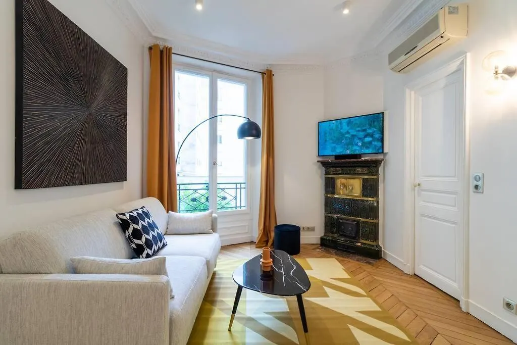 21#appart Hotel#1bedroom#4pers#paris 16#ac アパート *